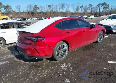 2021 Acura Tlx A-Spec Package из США, поврежденный, VIN 19UUB5F54MA014934